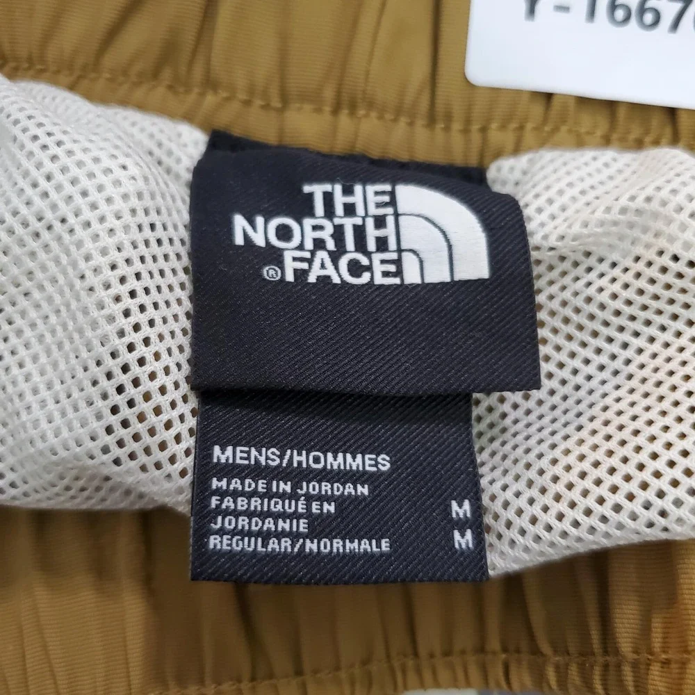 The North Face Men Swimwear M Yellow Trunks Outdoor Beach Logo READ